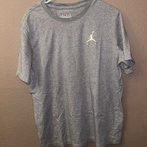 Air Jordan Standard Fit Short Sleeve T Shirt  Size XLarge Gray